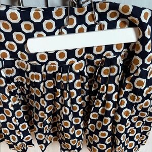 Theory Stylish Geometric Print Skirt